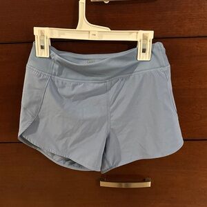 Athleta Girls M Light Blue Running Shorts